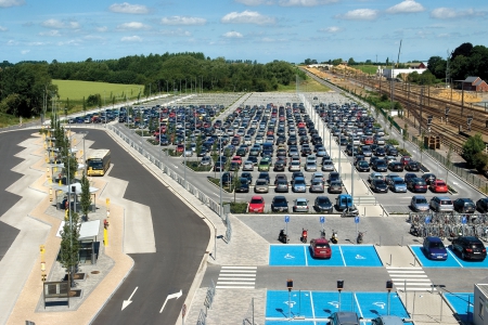 Parking de la gare de Gembloux