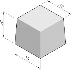 Cube décoratif carré 60