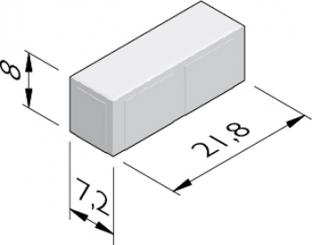 Basic long étroit 21,8x7,2
